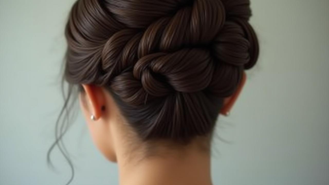 Gaya rambut sanggul anggun