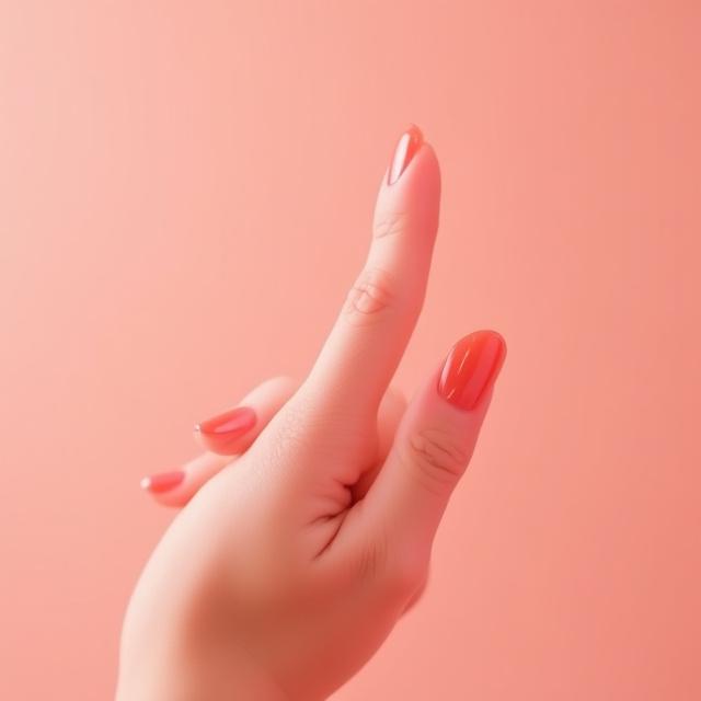 Close-up kemasan kuku gel yang berkilat dan sempurna