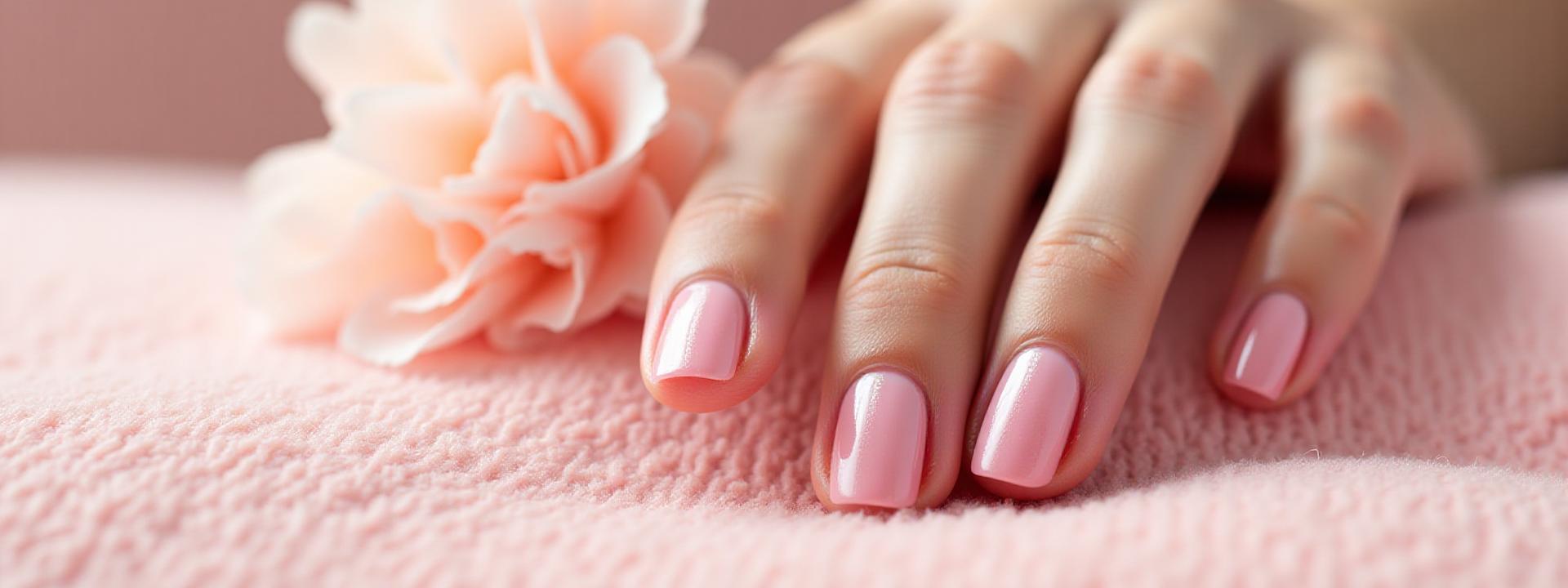 Kuku yang dicat dengan sempurna dan tangan yang berehat